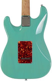 Suhr Limited Classic S Paulownia Guitar, Trans Seafoam Green, Hardshell Case - Humbucker Music