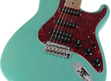 Suhr Limited Classic S Paulownia Guitar, Trans Seafoam Green, Hardshell Case - Humbucker Music