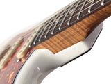 Suhr Select Classic S Antique HSS Guitar, Roasted Flamed Neck, Olympic White, Rosewood
