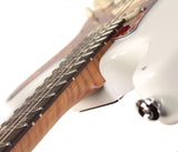 Suhr Select Classic S Antique HSS Guitar, Roasted Flamed Neck, Olympic White, Rosewood