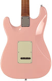 Suhr Select Classic S HSS Roasted Flamed Guitar, Shell Pink, Rosewood - Humbucker Music