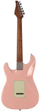 Suhr Select Classic S HSS Roasted Flamed Guitar, Shell Pink, Rosewood - Humbucker Music