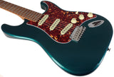 Suhr Select Classic S Guitar, Roasted Flamed Neck, Ocean Turquoise, Maple