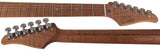 Suhr Select Classic S Guitar, Roasted Flamed Neck, Ocean Turquoise, Maple