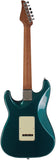 Suhr Select Classic S Guitar, Roasted Flamed Neck, Ocean Turquoise, Maple