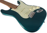 Suhr Select Classic S Guitar, Roasted Flamed Neck, Ocean Turquoise, Maple