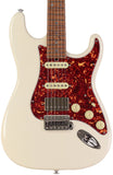 Suhr Select Classic S HSS Guitar, Roasted Flamed Neck, Olympic White, Maple - Humbucker Music