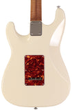 Suhr Select Classic S HSS Guitar, Roasted Flamed Neck, Olympic White, Maple - Humbucker Music