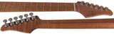 Suhr Select Classic S HSS Guitar, Roasted Flamed Neck, Olympic White, Maple - Humbucker Music