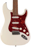 Suhr Select Classic S Guitar, Roasted Flamed Neck, Olympic White, Maple