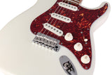 Suhr Select Classic S Guitar, Roasted Flamed Neck, Olympic White, Maple