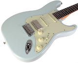 Suhr Select Classic S HSS Guitar, Roasted Flamed Neck, Sonic Blue, Rosewood