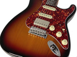 Suhr Select Classic S HSS Guitar, Roasted Flamed Neck, 3-Tone Burst, Rosewood