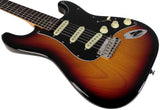 Suhr Select Classic S Guitar, Roasted Flamed Neck, 3-Tone Burst, Rosewood