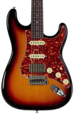 Suhr Select Classic S HSS Guitar, Roasted Flamed Neck, 3-Tone Burst, Rosewood