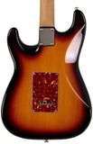 Suhr Select Classic S HSS Guitar, Roasted Flamed Neck, 3-Tone Burst, Rosewood