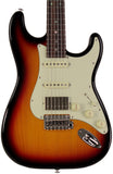 Suhr Select Classic S HSS Guitar, Roasted Neck, 3-Tone Burst, Aged Green - Humbucker Music