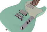 Suhr Classic T HH Roasted Select Guitar, Maple, Surf Green - Humbucker Music