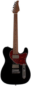 Suhr Select Classic T HH Guitar, Roasted Flamed Neck, Black