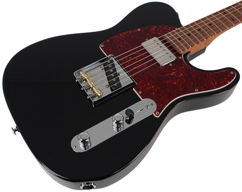 Suhr Classic T HS Roasted Select Guitar, Maple, Black - Humbucker Music