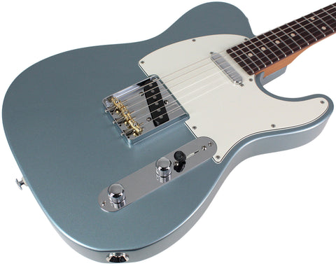 Suhr Select Classic T Guitar, Roasted Neck, Ice Blue Metallic, Rosewood