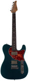 Suhr Classic T HH Roasted Select Guitar, Flamed, Rosewood, Ocean Turquoise - Humbucker Music