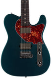 Suhr Classic T HH Roasted Select Guitar, Flamed, Rosewood, Ocean Turquoise - Humbucker Music