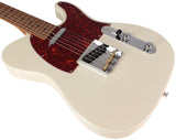 Suhr Select Classic T Guitar, Roasted Flamed Neck, Olympic White