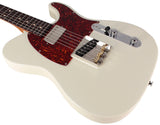 Suhr Classic T HS Roasted Select Guitar, Flamed, Rosewood, Olympic White