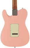 Suhr Select Classic T HH Guitar, Roasted Flamed Neck, Shell Pink - Humbucker Music