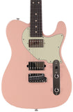 Suhr Classic T HH Roasted Select Guitar, Flamed, Rosewood, Shell Pink