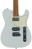 Suhr Classic T HH Roasted Select Guitar, Flamed, Maple, Sonic Blue - Humbucker Music