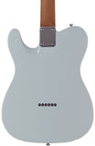 Suhr Classic T Roasted Select Guitar, Flamed, Maple, Sonic Blue - Humbucker Music