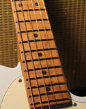 Suhr Classic T Roasted Select Guitar, Flamed, Maple, Sonic Blue - Humbucker Music