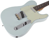 Suhr Classic T Roasted Select Guitar, Flamed, Rosewood, Sonic Blue - Humbucker Music