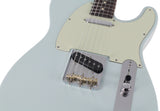 Suhr Classic T Roasted Select Guitar, Flamed, Rosewood, Sonic Blue - Humbucker Music