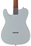 Suhr Classic T Roasted Select Guitar, Flamed, Maple, Sonic Blue - Humbucker Music