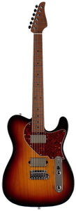 Suhr Select Classic T HH Guitar, Roasted Flamed Neck, 3-Tone Burst