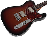 Suhr Classic T HH Roasted Select Guitar, Flamed, Rosewood, 3-Tone Burst