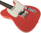 Suhr Classic T Select Guitar, Alder, Rosewood, Fiesta Red - Humbucker Music