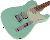Suhr Classic T HH Roasted Select Guitar, Maple, Surf Green - Humbucker Music