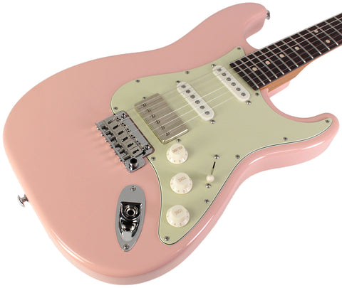 Suhr Mateus Asato Classic Antique Signature Guitar, Shell Pink, Softshell - Humbucker Music