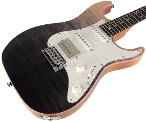 Suhr Select Standard Plus Mahogany Guitar, Black Gradient