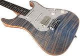 Suhr Select Standard Plus Mahogany Guitar, Trans Blue Denim Slate - Humbucker Music