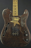 Trussart Deluxe Steelcaster Guitar Rust-O-Matic Cream Star