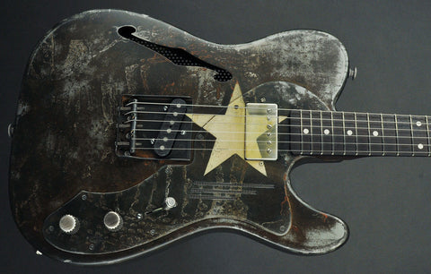 Trussart Deluxe Steelcaster Guitar Cream Star