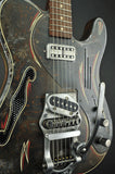 Trussart Deluxe SteelCaster - Rust O Matic Pinstripe - B16 Bigsby