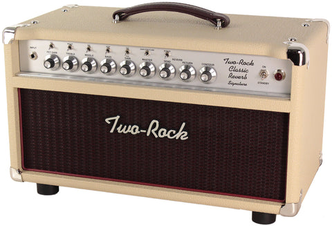 Two-Rock Classic Reverb Signature 100/50 Head, Blonde, Silverface - Humbucker Music